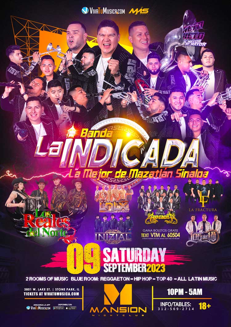 Banda La Indicada – Mansion Nightclub – Vivatumusica