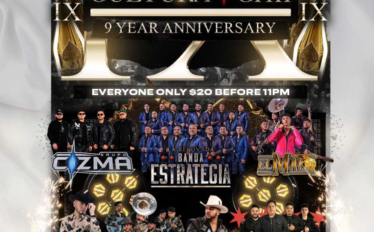  Cultura Chii IX Anniversary – Mansion Nightclub